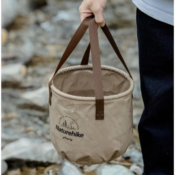 Складное ведро для воды Naturehike NH20SJ040 20 л зеленое ПВХ 6927595764640