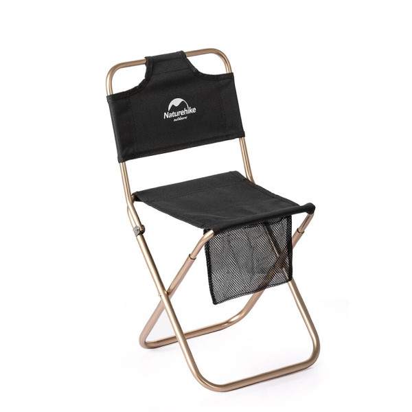 Стул раскладной Naturehike MZ01 NH18M001-Z алюминиевый черный