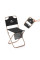 Стул раскладной Naturehike MZ01 NH18M001-Z алюминиевый черный