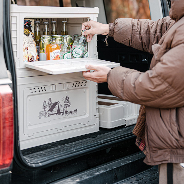 Складной контейнер Naturehike CNH22SN019 30л светло-серый