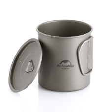 Кружка титановая Naturehike NH20CJ005 300 мл со складными ручками