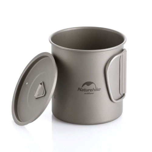 Кружка титановая Naturehike NH20CJ005 300 мл со складными ручками