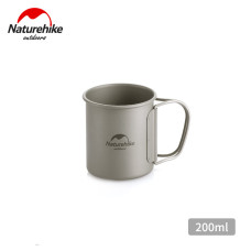 Кружка титановая Naturehike NH20CJ005 200 мл со складными ручками
