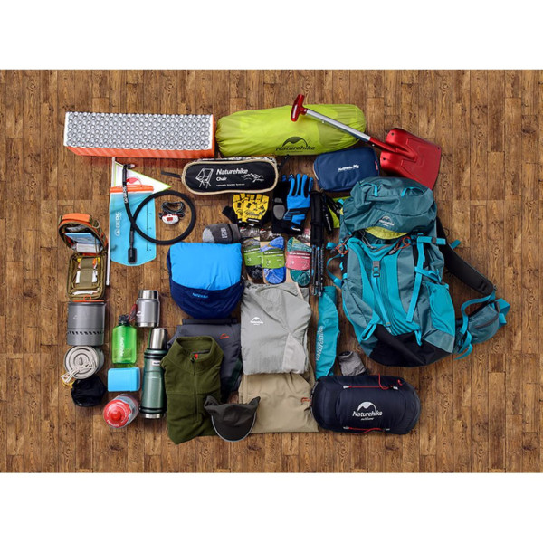 Рюкзак туристичний Naturehike NH16Y020-Q 55 л чорний з алюмінієвим каркасом