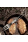Вилка титановая складная Naturehike NH19C001-J серая с мешочком