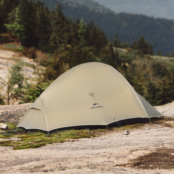 Палатка сверхлегкая двухместная Naturehike Cloud Up Pro 6927595776988 20D песочная