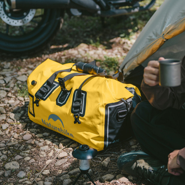 Водонепроникна дорожня сумка Naturehike CNK2450XB015 60 л жовта IPX6