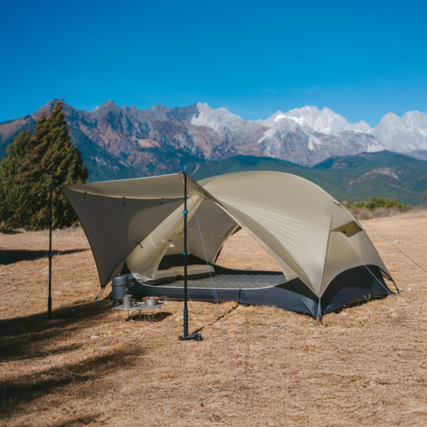 Палатка двухместная Naturehike Mongar UL CNK2550WS016 ультралегкая, коричневая