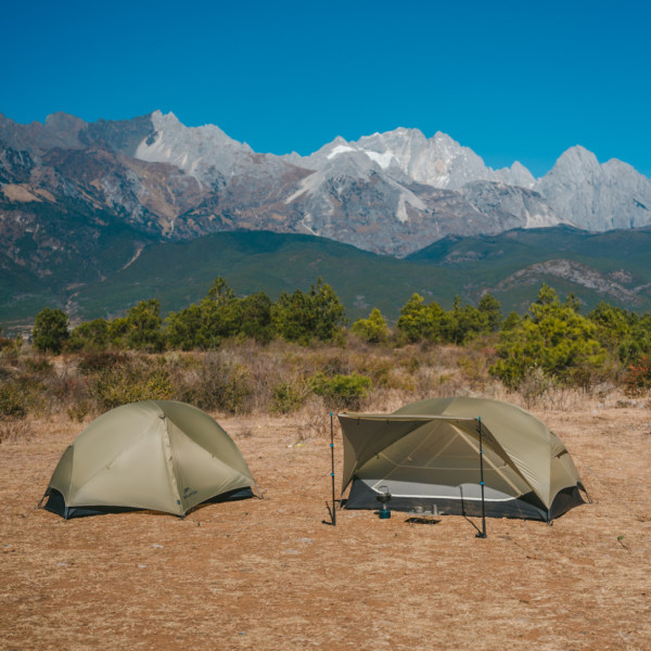 Палатка двухместная Naturehike Mongar UL CNK2550WS016 ультралегкая, коричневая