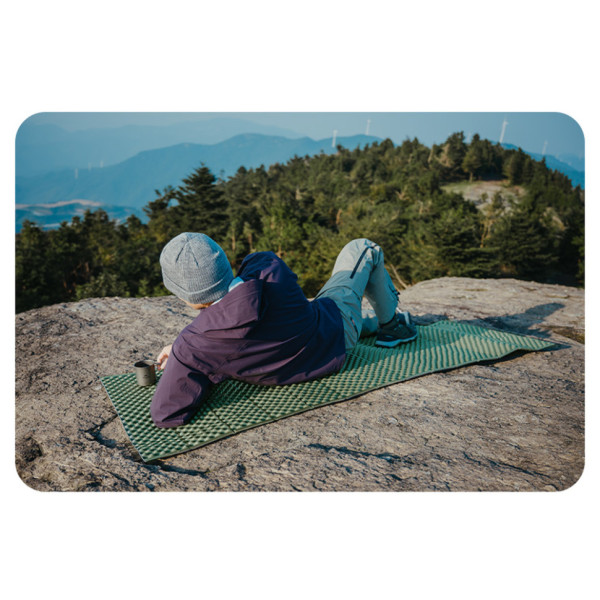 Коврик туристический складной Naturehike CNK2450WS044 IXPE фольгированный синий