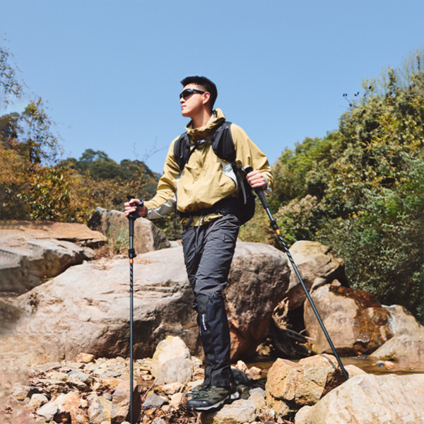 Треккинговая палка Naturehike CNK2450DS013 складная карбон алюминий черная