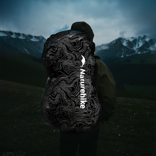 Чохол для рюкзака Naturehike CNK2450PJ010 M 30-40л водонепроникний чорний