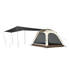 Палатка трехместная автоматическая Naturehike Ango CNK2550WS010, коричневая