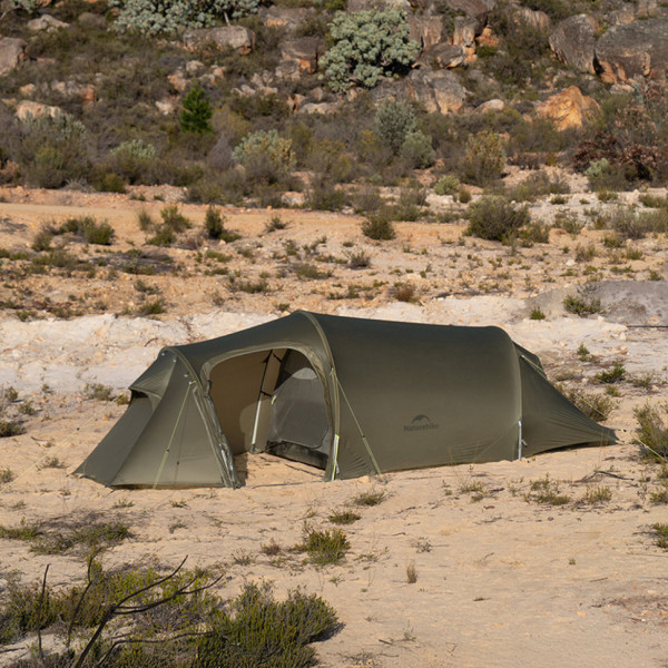 Палатка двухместная Naturehike Opalus UL CNK2450WS036 4-сезонная темно-зеленая
