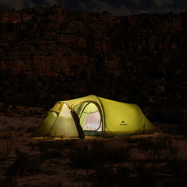 Палатка двухместная Naturehike Opalus UL CNK2450WS036 4-сезонная темно-зеленая