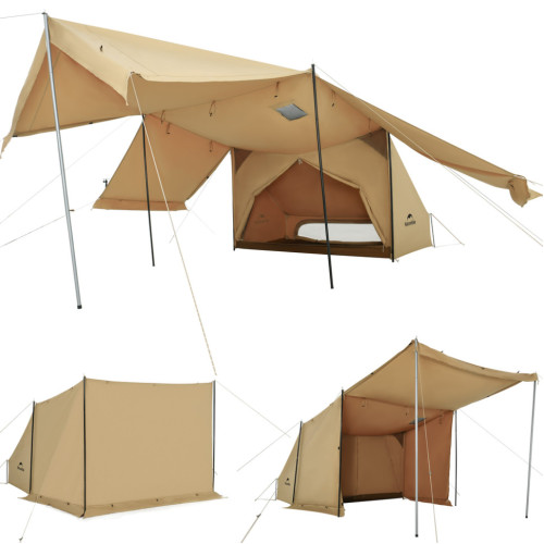 Палатка одноместная Naturehike CNK2450WS026 6927595713334 4-сезонная с тентом, коричневая