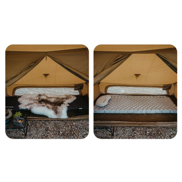 Палатка одноместная Naturehike CNK2450WS026 6927595713334 4-сезонная с тентом, коричневая