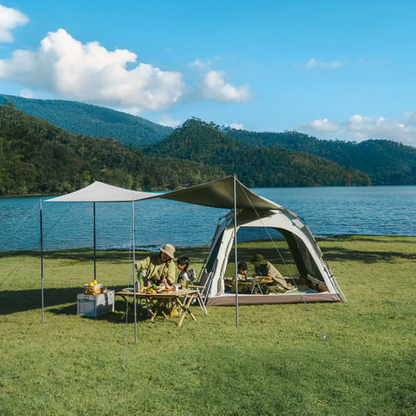 Автоматическая трехместная палатка Naturehike Ango CNK2550WS010 L серая
