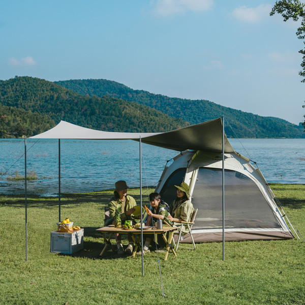 Автоматическая трехместная палатка Naturehike Ango CNK2550WS010 L серая