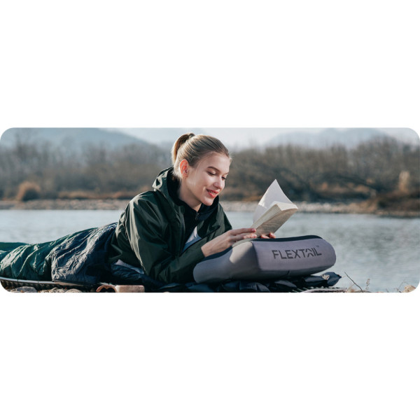 Анатомическая надувная подушка Flextail Zero Pillow SE 6975755962184 серая