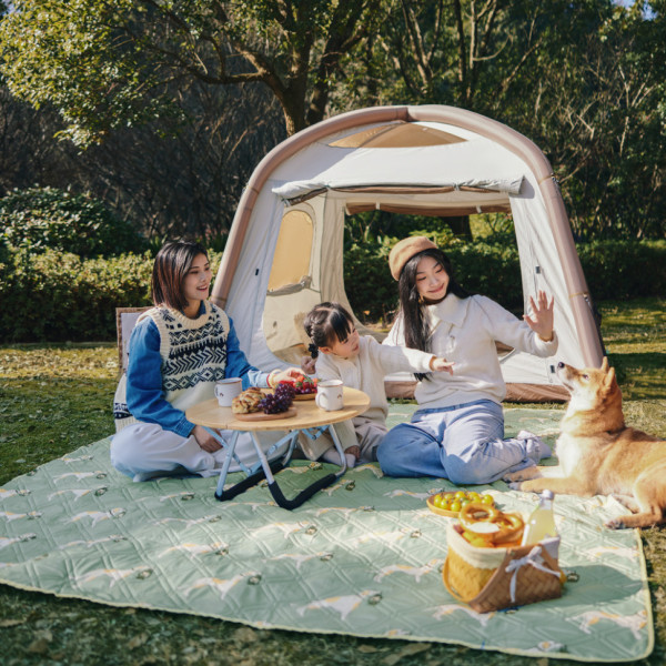 Коврик для пикника Naturehike CNK2350WS010 210х240 см голубой трехслойный
