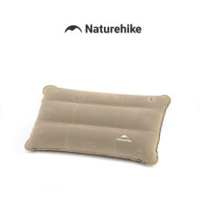 Надувная подушка Naturehike NH18F018-Z 6977465866431 с флокированным покрытием бежевая