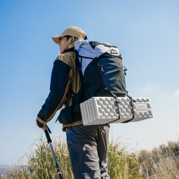 Коврик туристический Naturehike CNK2650WS010 IXPE с алюминиевой пленкой желтый