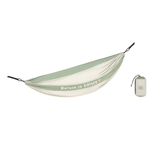 Гамак сверхлегкий двойной Naturehike NH21DC011 бело-зеленый 6977465862549