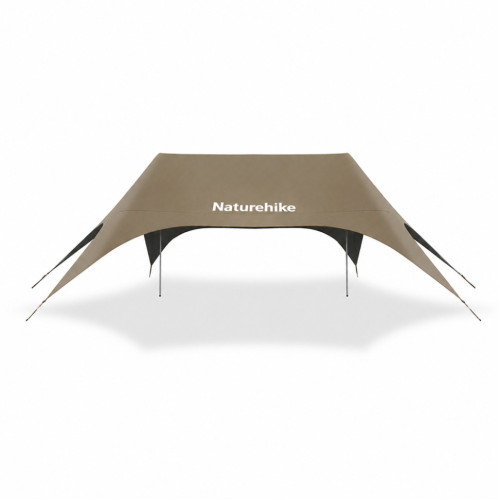 Тент туристичний Naturehike Cloud Skies Tarp Lite 6977465860941 960х485 см темно-коричневий