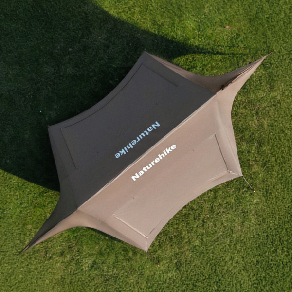 Тент туристический Naturehike Cloud Skies Tarp Lite 6977465860941 960х485 см темно-коричневый