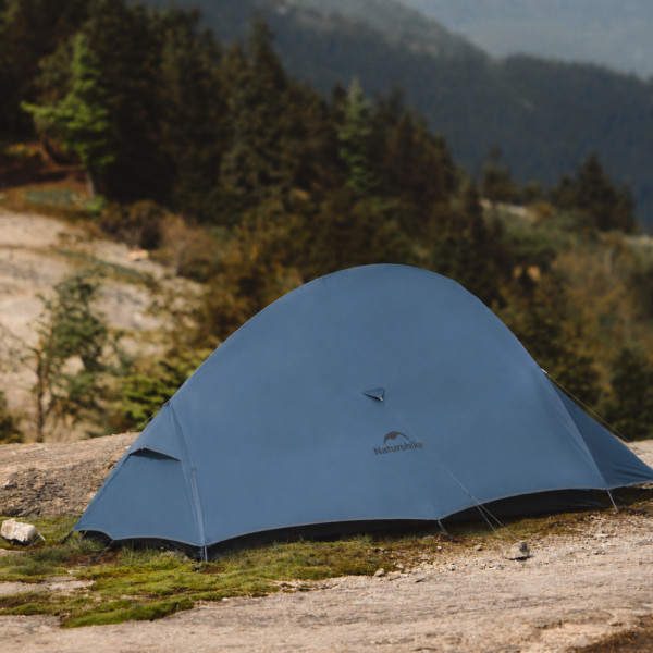 Палатка сверхлегкая двухместная Naturehike Cloud Up Pro CNK2350WS020 20D голубая