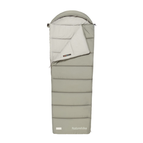 Спальний мішок з капюшоном Naturehike MS500 CNK2350WS023 правий, зелений