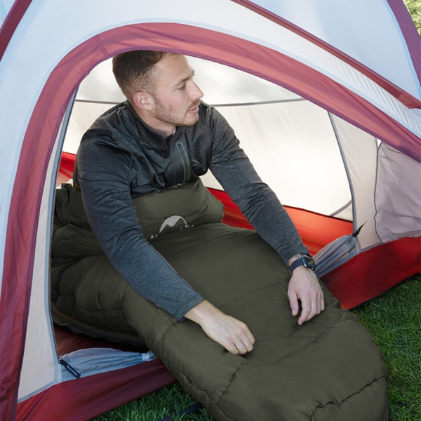 Спальный мешок кокон Naturehike CNK2300SD014 MJ600 Сич зеленый 3-сезонный