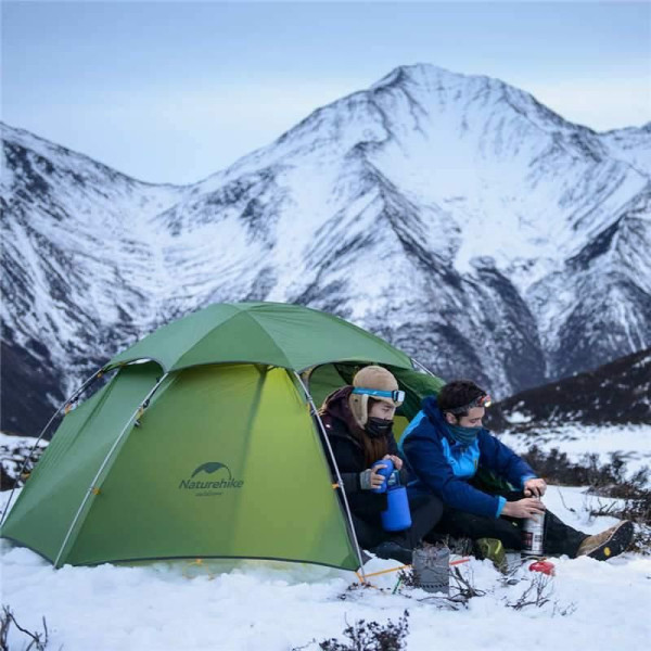 Намет двомісний Naturehike Cloud Peak 2 20D NH17K240-Y темно-зелений