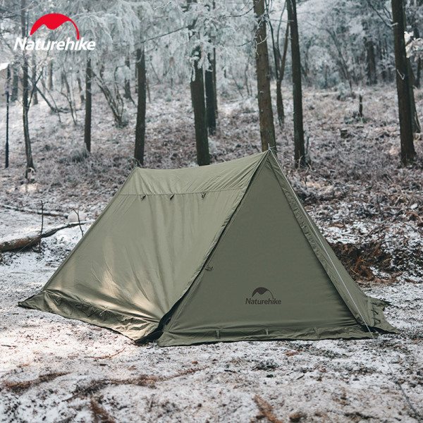 Тент Naturehike NH21YW157 темно-зелений з отвором під піч