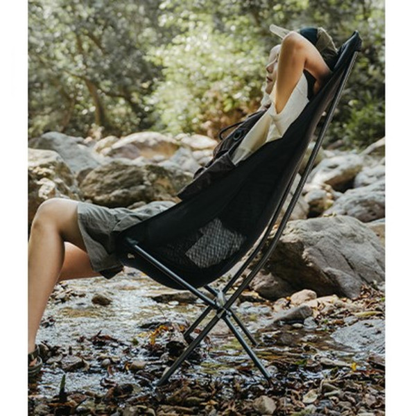 Кресло складное Naturehike Stellaluna L04 CNK2450JJ015 L алюминиевое черное