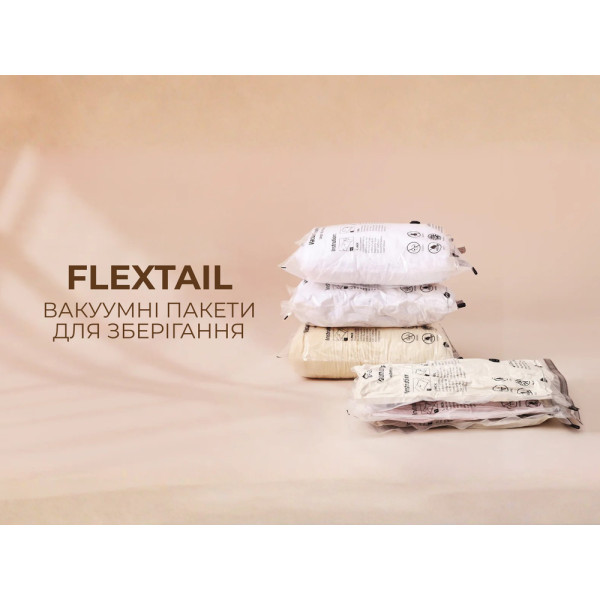 Вакуумные пакеты Flextail 6971670130394 размер S 40х60 см для одежды 4 шт