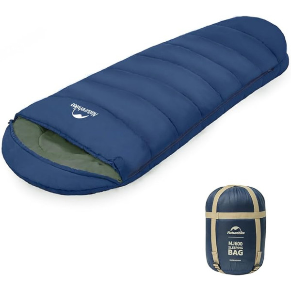 Спальный мешок кокон Naturehike MJ600 CNK2300SD014 темно-голубой