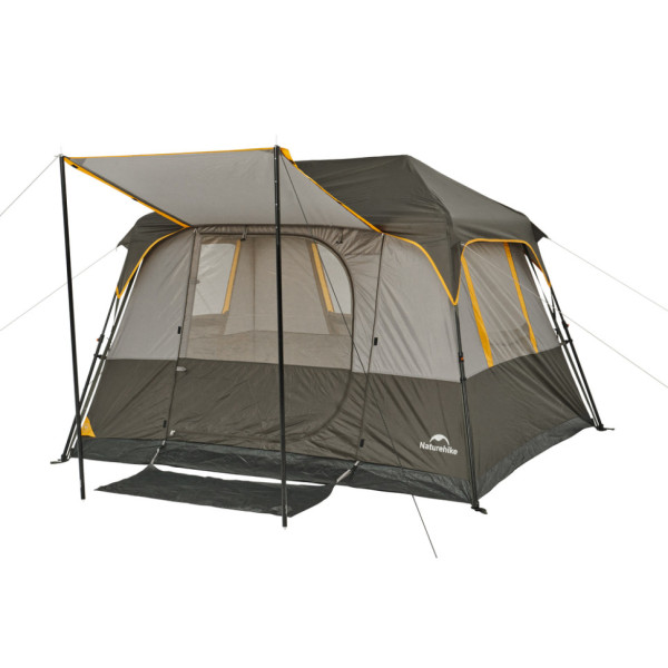 Палатка четырехместная Naturehike Cape Series 5.2 CNK2450WS037 серо-коричневая