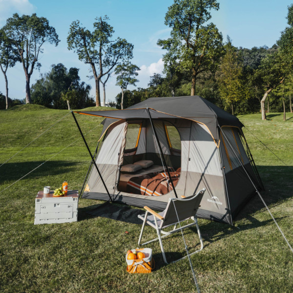 Палатка четырехместная Naturehike Cape Series 5.2 CNK2450WS037 серо-коричневая