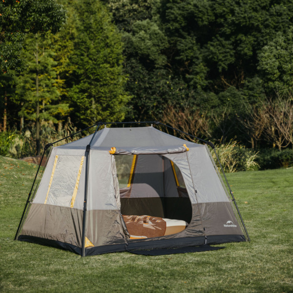 Палатка четырехместная Naturehike Cape Series 5.2 CNK2450WS037 серо-коричневая