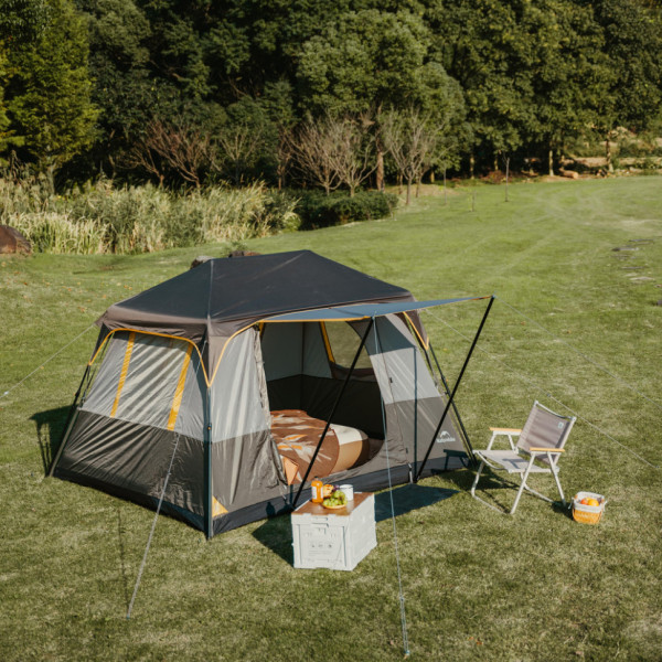 Палатка четырехместная Naturehike Cape Series 5.2 CNK2450WS037 серо-коричневая