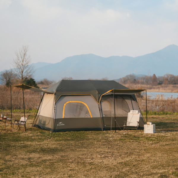 Палатка восьмиместная Naturehike Cape 13.1 CNK2450WS050 серо-коричневая