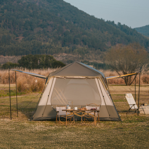 Палатка восьмиместная Naturehike Cape 13.1 CNK2450WS050 серо-коричневая