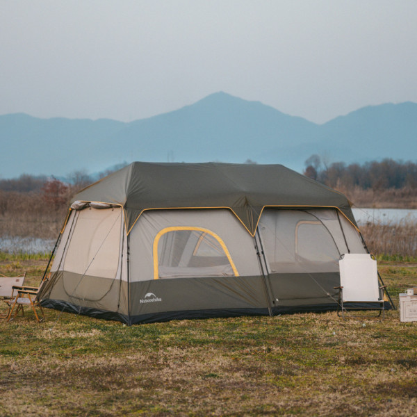 Палатка восьмиместная Naturehike Cape 13.1 CNK2450WS050 серо-коричневая