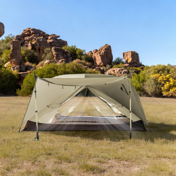 Палатка сверхлегкая двухместная Naturehike Mongar Tent Pro CNK2550WS037 20D зеленая