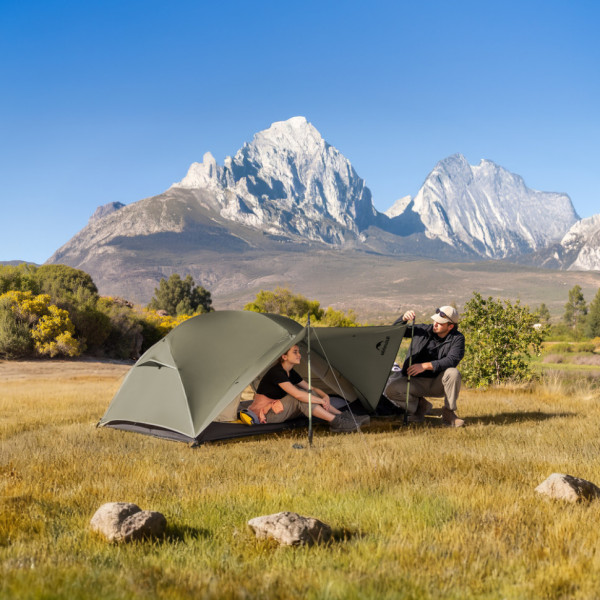 Палатка сверхлегкая двухместная Naturehike Mongar Tent Pro CNK2550WS037 20D зеленая