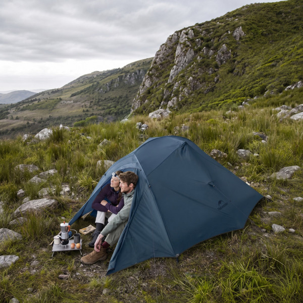 Палатка сверхлегкая трехместная Naturehike Cloud Up Pro CNK2350WS020 20D голубая