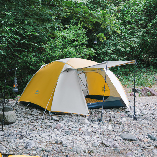 Двомісний намет Naturehike CNK2300ZP024 6976023923685, жовтий трисезонний