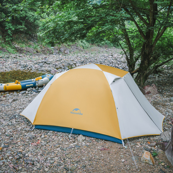 Двомісний намет Naturehike CNK2300ZP024 6976023923685, жовтий трисезонний